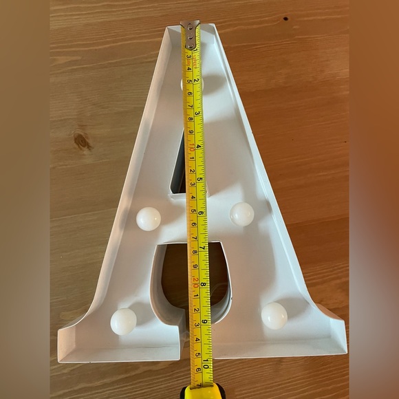 Letter A Metal LED Sign - Picture 6 of 6